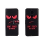 Handyh�lle Tasche f�r Handy Nokia 7 Plus Dont Touch My Phone Rot