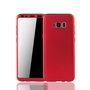 Handyh�lle Schutzh�lle f�r Samsung Galaxy S8 Full Case Cover Displayschutz 360 Rot