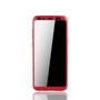 Handyh�lle Schutzh�lle f�r Samsung Galaxy S8 Full Case Cover Displayschutz 360 Rot