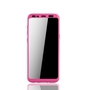 Handyh�lle Schutzh�lle f�r Samsung Galaxy S8 Plus Full Case Cover Displayschutz 360 Pink