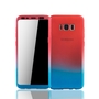 Handyh�lle Schutzh�lle f�r Samsung Galaxy S8 Plus Full Case Cover Displayschutz 360 Blau