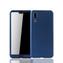 Handyh�lle Schutzh�lle f�r Huawei P20 Full Case Cover Displayschutz 360 Blau