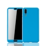Handyh�lle Schutzh�lle f�r Huawei P20 Full Case Cover Displayschutz 360 Blau