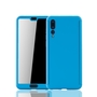Handyh�lle Schutzh�lle f�r Huawei P20 Pro Full Case Cover Displayschutz 360 Blau