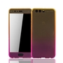 Handyh�lle Schutzh�lle f�r Huawei P10 Plus Full Case Cover Displayschutz 360 Pink