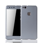 Handyh�lle Schutzh�lle f�r Huawei P10 Lite Full Case Cover Displayschutz 360 Silber