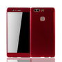 Handyh�lle Schutzh�lle f�r Huawei P9 Plus Full Case Cover Displayschutz 360 Rot
