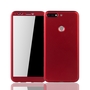 Handyh�lle Schutzh�lle f�r Huawei Honor 7C Full Case Cover Displayschutz 360 Rot