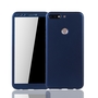 Handyh�lle Schutzh�lle f�r Huawei Honor 7C Full Case Cover Displayschutz 360 Blau