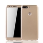 Handyh�lle Schutzh�lle f�r Huawei Honor 7C Full Case Cover Displayschutz 360 Gold