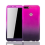 Handyh�lle Schutzh�lle f�r Huawei Honor 7C Full Case Cover Displayschutz 360 Violett