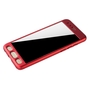 Handyh�lle Schutzh�lle f�r Huawei Honor 9 Full Case Cover Displayschutz 360 Rot