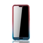 Handyh�lle Schutzh�lle f�r Huawei Honor 10 Full Case Cover Displayschutz 360 Blau