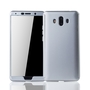 Handyh�lle Schutzh�lle f�r Huawei Mate 10 Full Case Cover Displayschutz 360 Silber