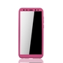 Handyh�lle Schutzh�lle f�r Huawei Mate 10 Lite Full Case Cover Displayschutz 360 Pink