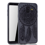 Handy H�lle Mandala f�r Samsung Galaxy A6 2018 Design Case Schutzh�lle Motiv Traumf�nger Cover Tasche Bumper Schwarz