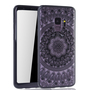 Handy H�lle Mandala f�r Samsung Galaxy S9 Design Case Schutzh�lle Motiv Kreis Cover Tasche Bumper Schwarz