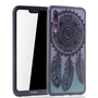 Handy H�lle Mandala f�r Huawei P20 Pro Design Case Schutzh�lle Motiv Traumf�nger Cover Tasche Bumper Schwarz