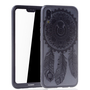 Handy H�lle Mandala f�r Huawei P20 Lite Design Case Schutzh�lle Motiv Traumf�nger Cover Tasche Bumper Schwarz
