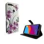 Handyh�lle Tasche f�r Handy Huawei Honor 7C Lotusblume