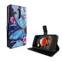 Handyh�lle Tasche f�r Handy LG K8 / K9 2018 Blauer Schmetterling