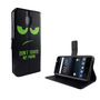 Handyh�lle Tasche f�r Handy Nokia 3.1 2018 Dont Touch My Phone Gr�n