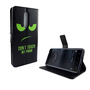 Handyh�lle Tasche f�r Handy Nokia 5.1 2018 Dont Touch My Phone Gr�n