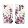 Handyh�lle Tasche f�r Handy Nokia 5.1 2018 Lotusblume