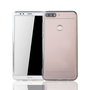 Huawei Honor 7C Handy H�lle Spiegel Mirror Soft-Case Schutz-Cover Rose Gold