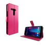 HTC U12+ Plus Handy Hlle Schutz-Tasche Cover Flip-Case Kartenfach Pink