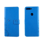 Huawei Honor 7C Handy H�lle Schutz-Tasche Cover Flip-Case Kartenfach Blau