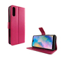Huawei P20 Handy H�lle Schutz-Tasche Cover Flip-Case Kartenfach Pink