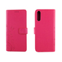 Huawei P20 Handy H�lle Schutz-Tasche Cover Flip-Case Kartenfach Pink