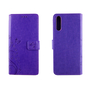Huawei P20 Handy H�lle Schutz-Tasche Cover Flip-Case Kartenfach Violett