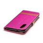 Huawei P20 Handy H�lle Schutz-Tasche Case Cover Kartenfach Etuis Book-Style Pink