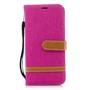 LG G7 Handy H�lle Schutz-Tasche Case Cover Kartenfach Etuis Book-Style Pink