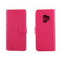 Samsung Galaxy S9 Handy H�lle Schutz-Tasche Cover Flip-Case Kartenfach Pink