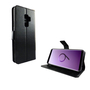 Samsung Galaxy S9+ Plus Handy H�lle Schutz-Tasche Cover Flip-Case Kartenfach Schwarz