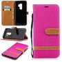 Samsung Galaxy S9+ Plus Handy H�lle Schutz-Tasche Case Cover Kartenfach Pink
