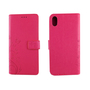 Apple iPhone XR Handy H�lle Schutz-Tasche Cover Flip-Case Kartenfach Pink