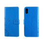 Apple iPhone XS Handy H�lle Schutz-Tasche Cover Flip-Case Kartenfach Blau