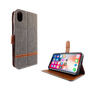 Apple iPhone XS Handy H�lle Schutz-Tasche Case Cover Kartenfach Etui Wallet Grau