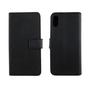 Apple iPhone XS Tasche Handy H�lle Schutz-Cover Flip-Case mit Kartenfach  Schwarz