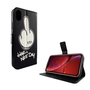 Apple iPhone XS Tasche Handy H�lle Schutz-Cover Flip-Case mit Kartenfach  Have a nice day