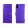 Apple iPhone XS Max Handy H�lle Schutz-Tasche Cover Flip-Case Kartenfach Violett