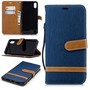 Apple iPhone XS Max Handy H�lle Schutz-Tasche Case Cover Kartenfach Etuis Blau