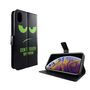Apple iPhone XS Max Tasche Handy H�lle Schutz-Cover Flip-Case mit Kartenfach  Dont touch my phone