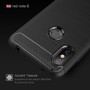 Schutzh�lle Handyh�lle f�r Xiaomi Redmi Note 6 Case Cover Carbon Optik Blau