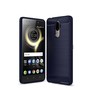 Schutzh�lle Handyh�lle f�r Lenovo K8 Plus Case Cover Carbon Optik Blau