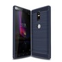 Schutzh�lle Handyh�lle f�r Lenovo Phab2 Plus Case Cover Carbon Optik Blau